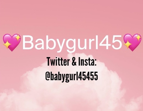 Header of babygurl45